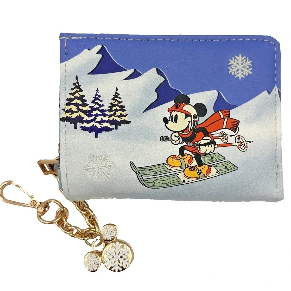 Our Universe Disney Mickey Friends Ski Wallet Charm Push Gate Hook